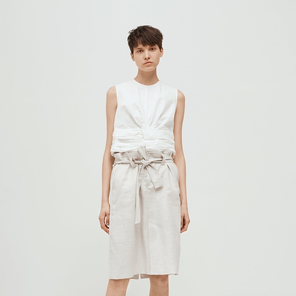 NWT HACHE White Sleeveless Top